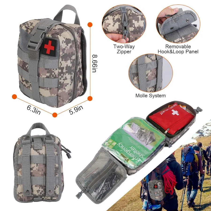 125-Piece Professional Survival & First Aid Kit