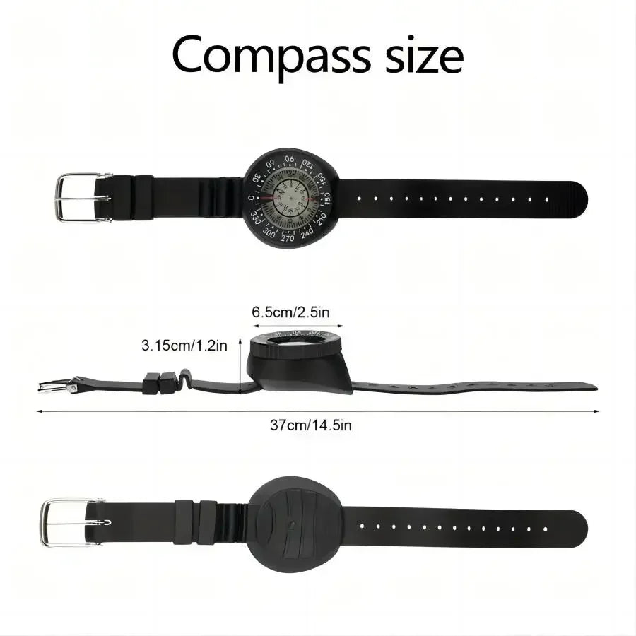 Waterproof Diving Wrist Compass – High Accuracy Outdoor Use