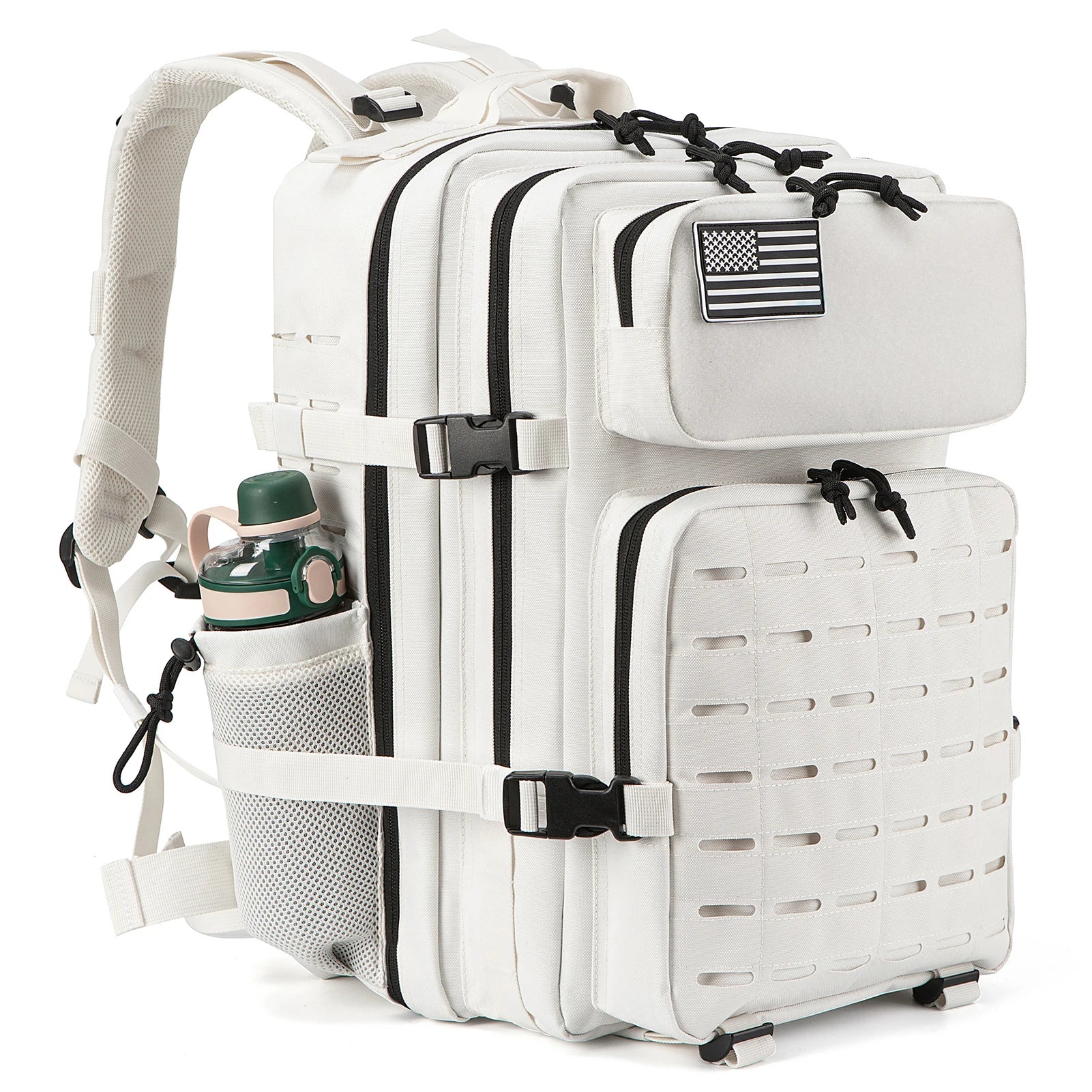 25L/45L Tactical Outdoor Survival Backpack with Bottle Holder