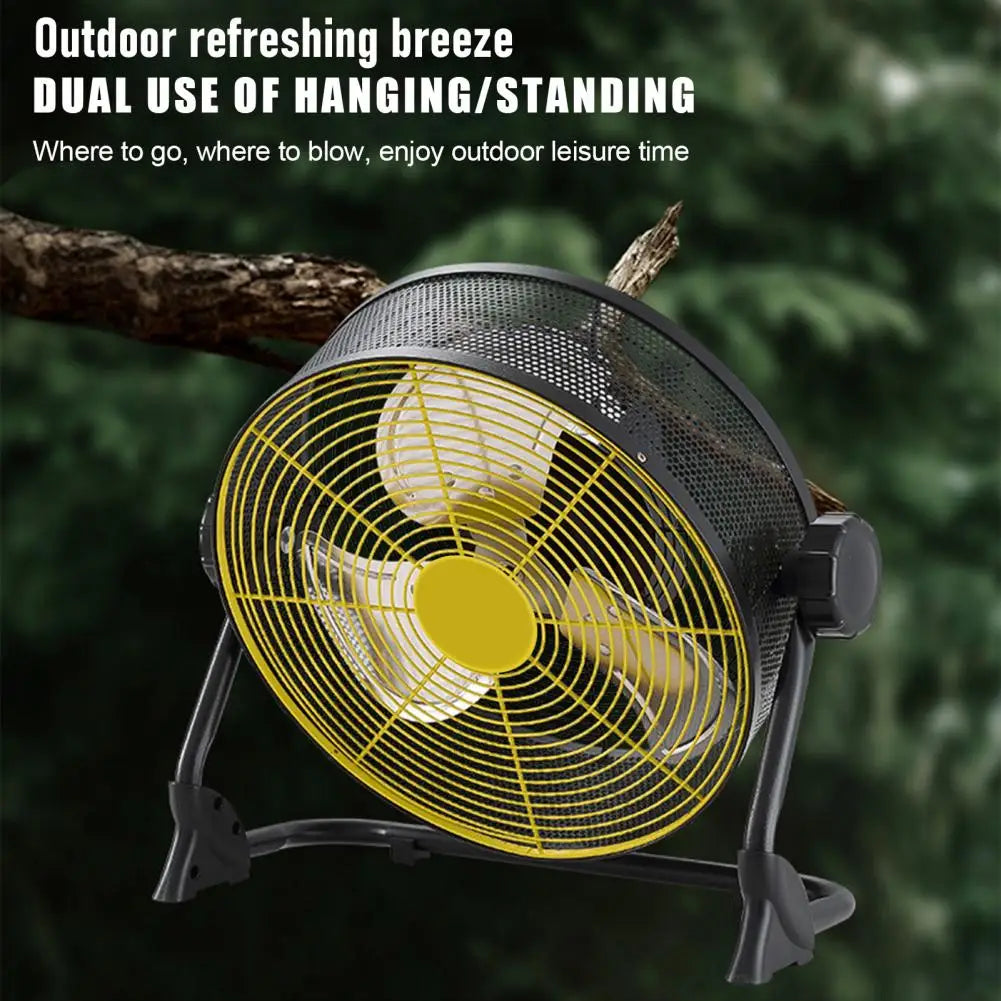 12-Inch Rechargeable High-Velocity Camping Fan