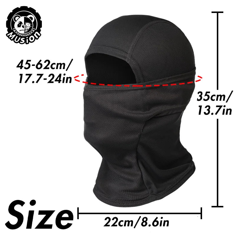 Musion Tactical Balaclava – Quick-Dry Full Face Mask for Outdoor Sports