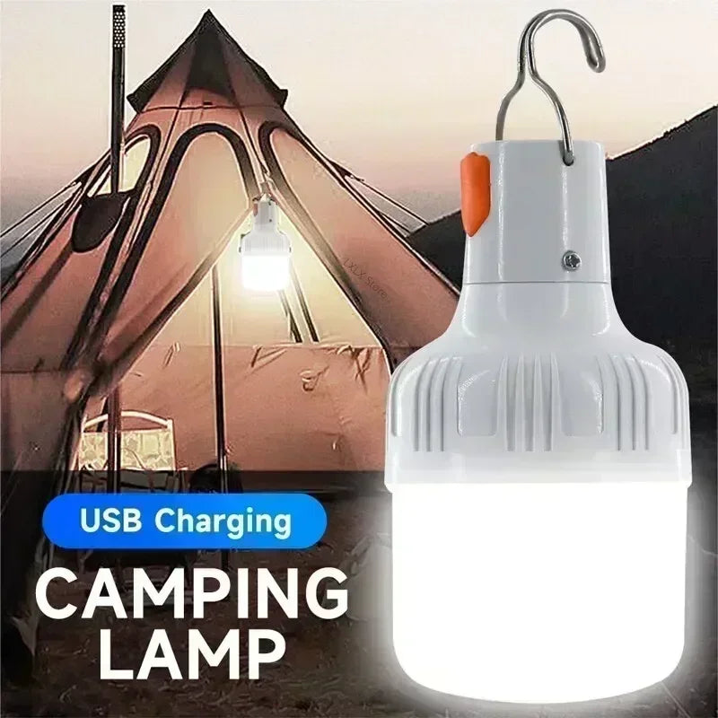 60W Rechargeable LED Emergency Lantern – Portable Outdoor Camping Light