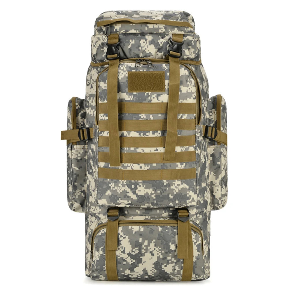80L Waterproof Tactical Hiking & Climbing Backpack