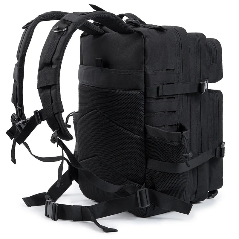 45L MOLLE Tactical Backpack with Bottle Holder