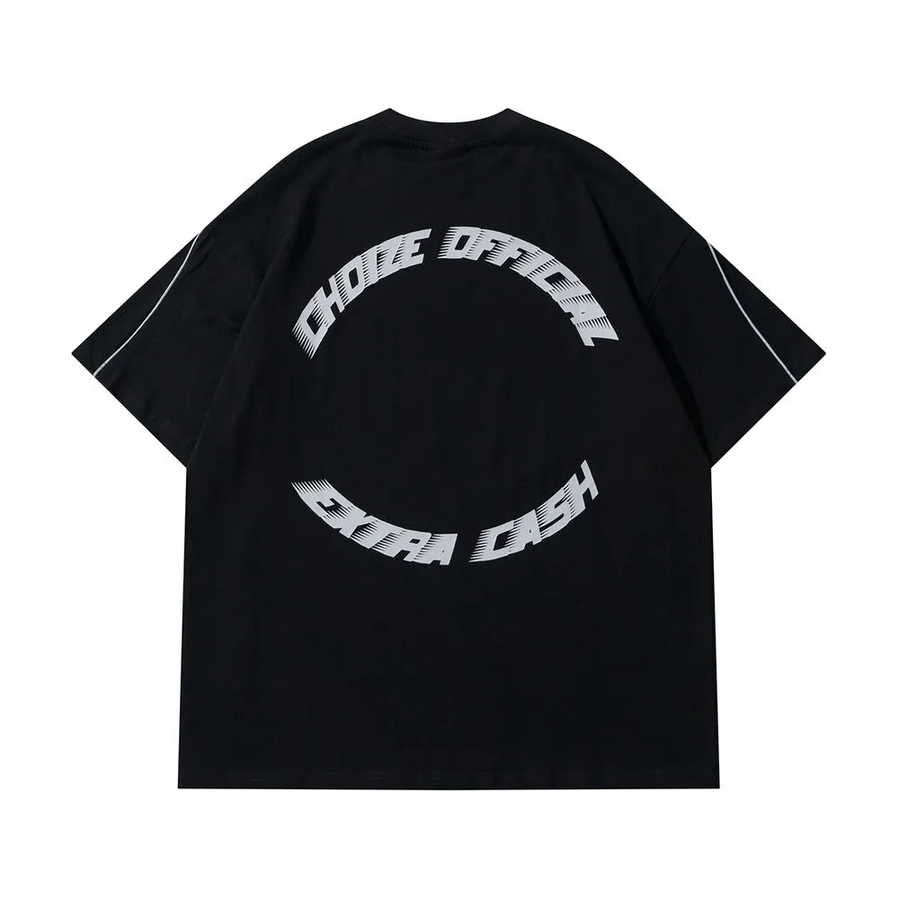 2025 Oversized Harajuku Streetwear Cotton T-Shirt