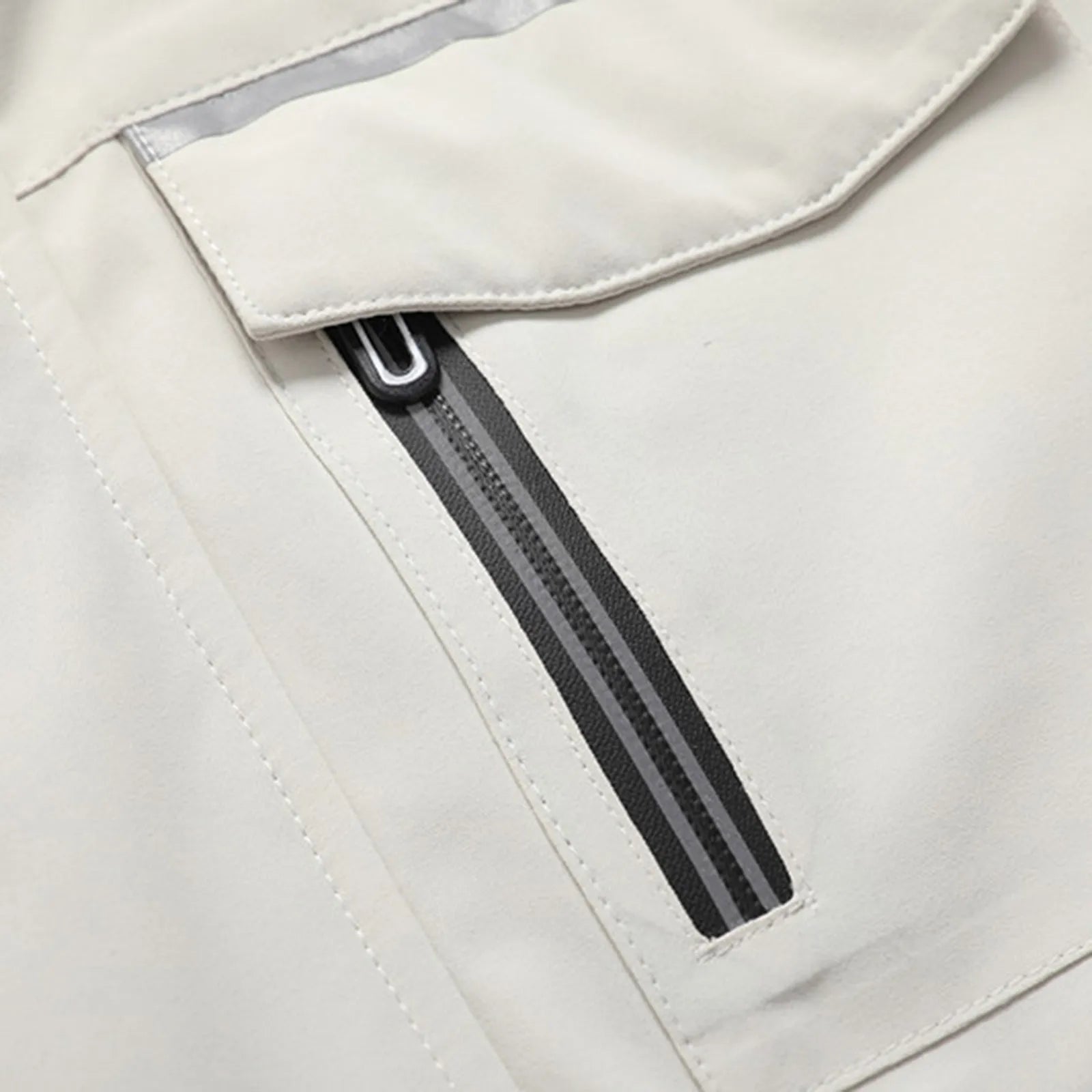 Plus Size Men’s Windproof Hooded Hiking Jacket