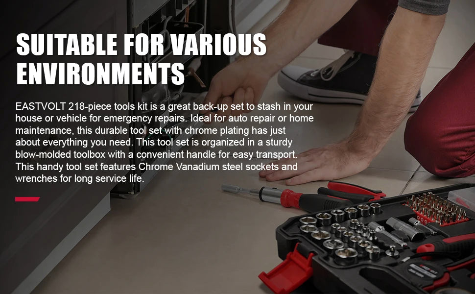 18-Piece Household & Auto Repair Tool Kit