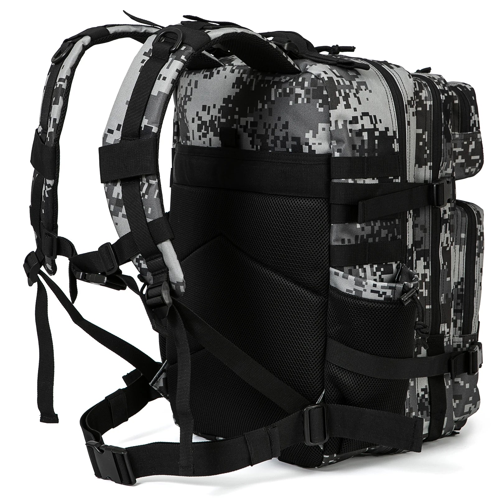 45L MOLLE Tactical Backpack with Bottle Holder