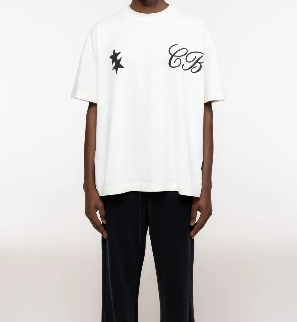 Men’s Letter Print Loose-Fit Short-Sleeve T-Shirt