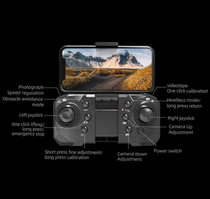 C10 Smart Dual-Camera Obstacle-Avoiding Drone
