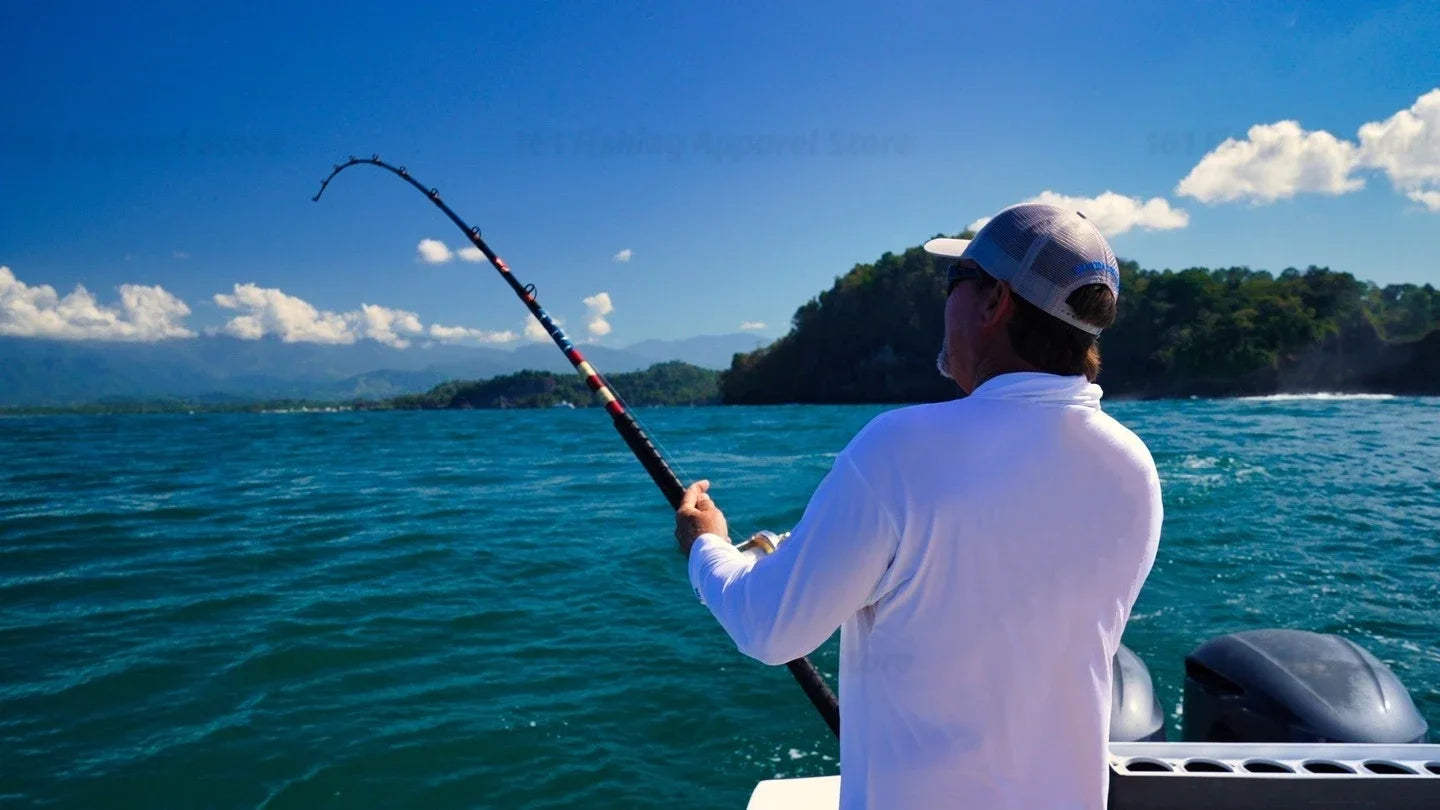 Pelagic Men’s Long Sleeve Hooded Fishing Shirt – UV Protection Performance Apparel