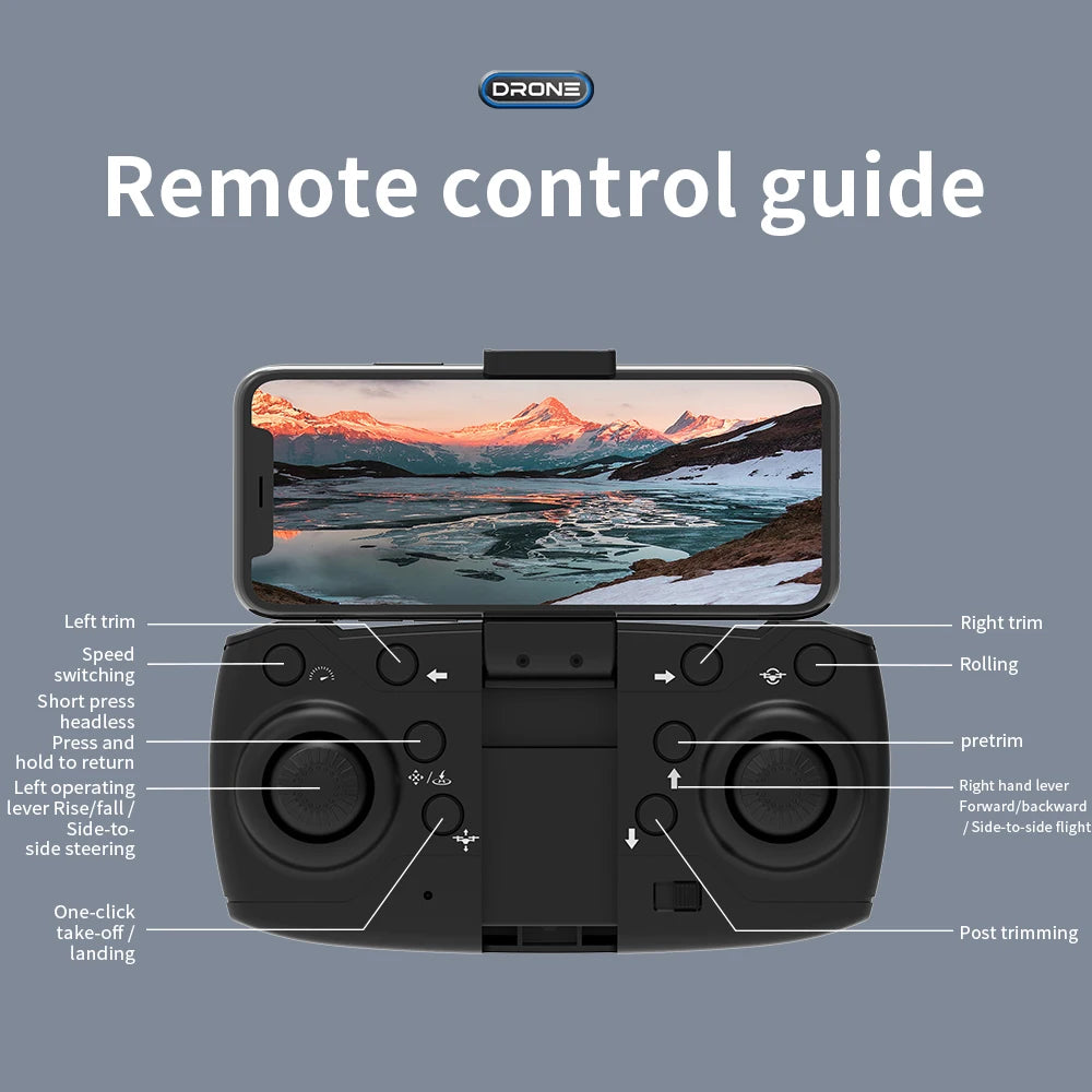 E88 Foldable Drone with 8K Dual Camera & WiFi FPV