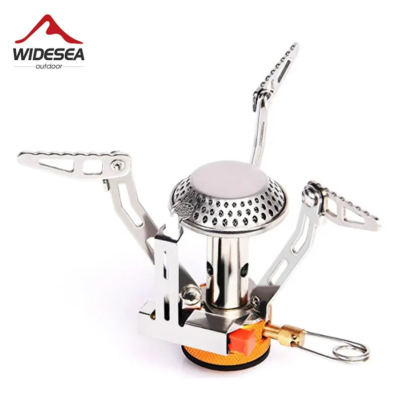 Widesea One-Piece Camping Gas Stove – Foldable Outdoor Heater & Burner for Cooking