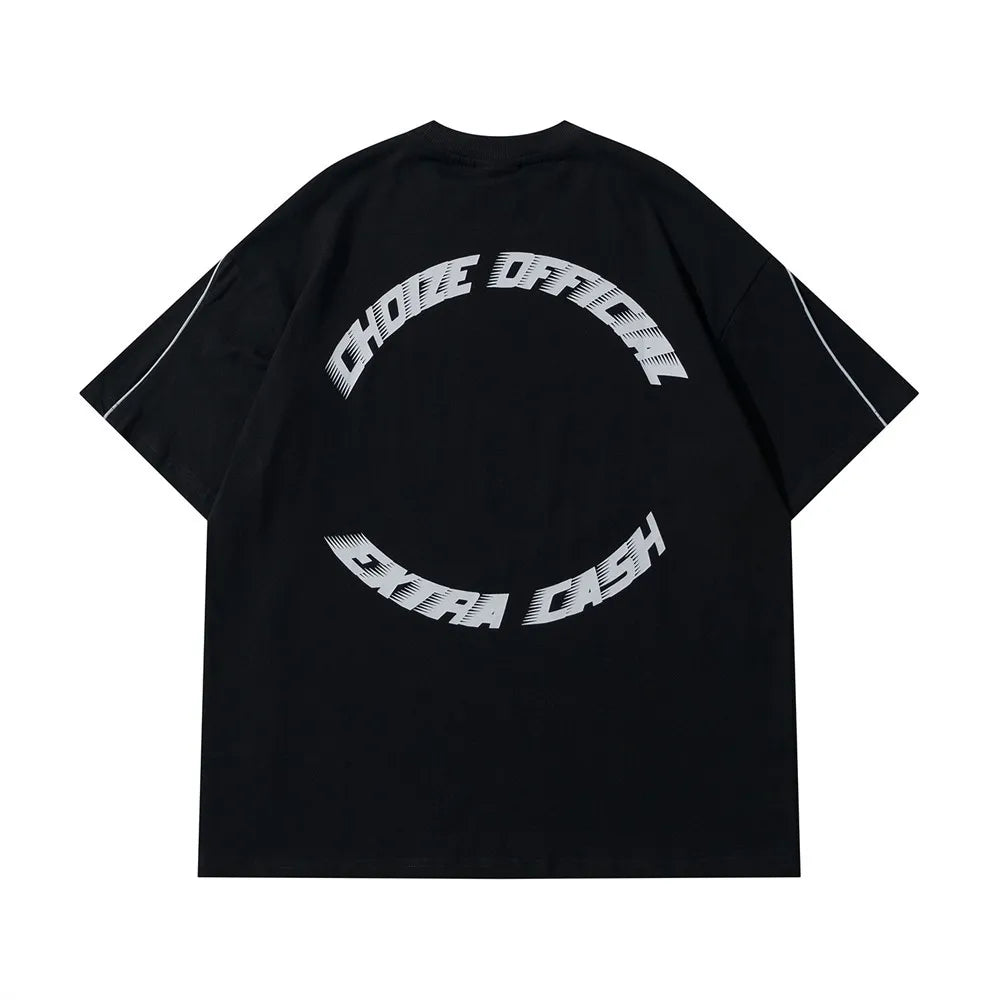 2025 Oversized Harajuku Streetwear Cotton T-Shirt
