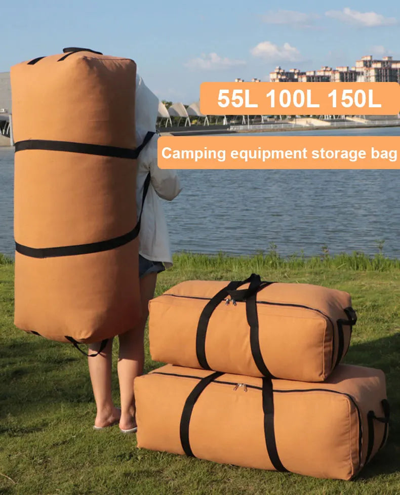 Waterproof Outdoor Travel Duffle Bag – Large Camping & Hiking Storage Backpack