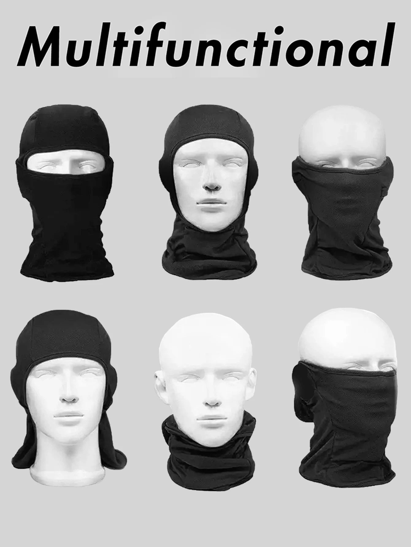 Musion Tactical Balaclava – Quick-Dry Full Face Mask for Outdoor Sports