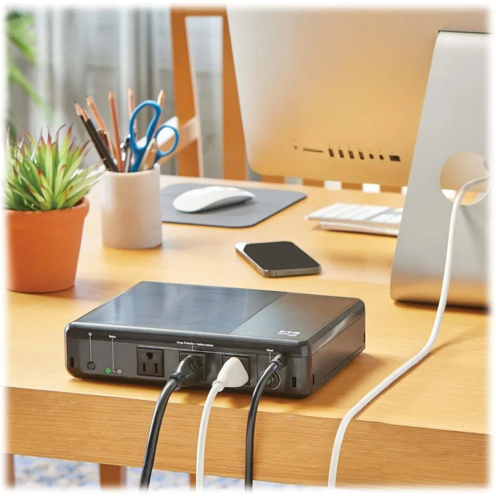 350VA UPS Battery Backup with 3 Outlets – Wall Mountable