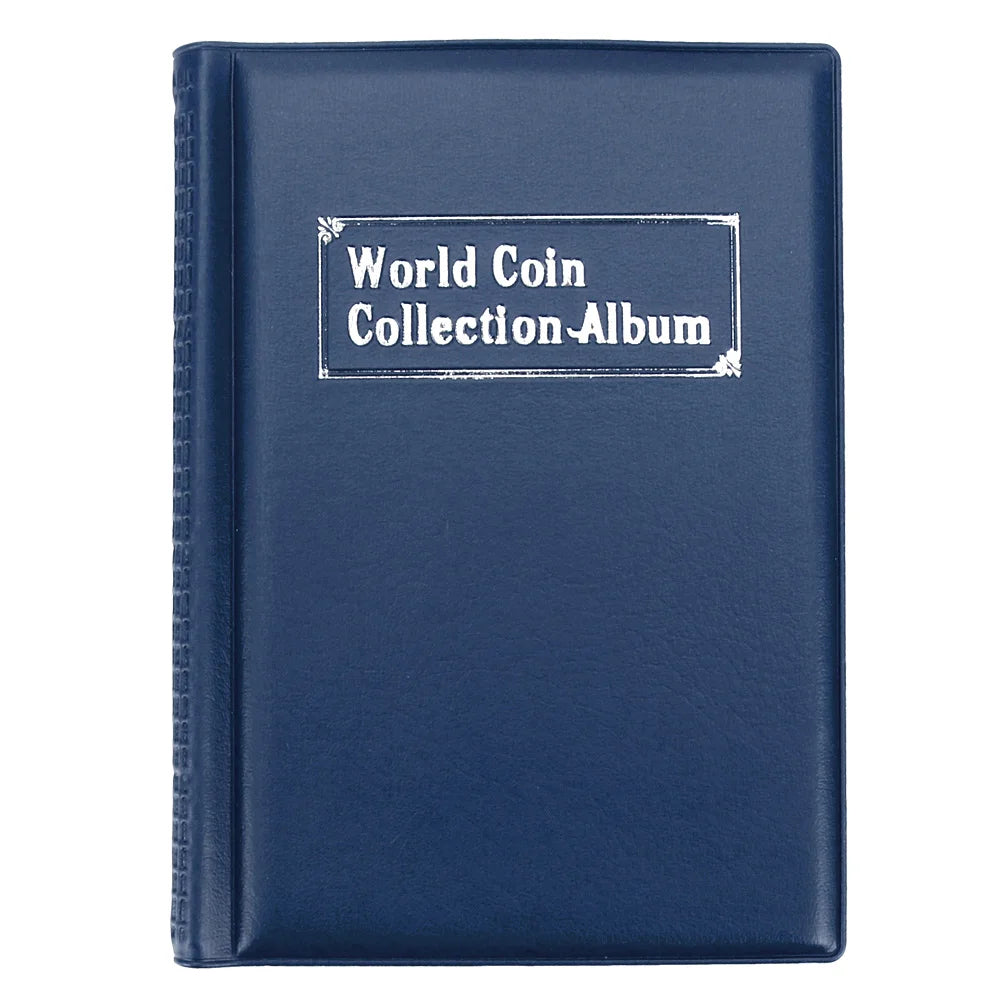 NICEYARD Coin Collection Album – 120/60 Pockets PU Leather Organizer Book