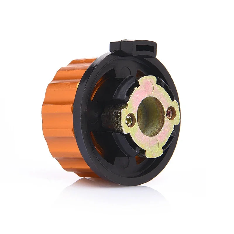 Camping Stove Gas Adapter – Split-Type Furnace Connector with Auto-Off Safety