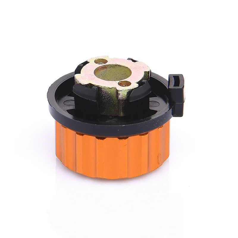 Camping Stove Gas Adapter – Split-Type Furnace Connector with Auto-Off Safety