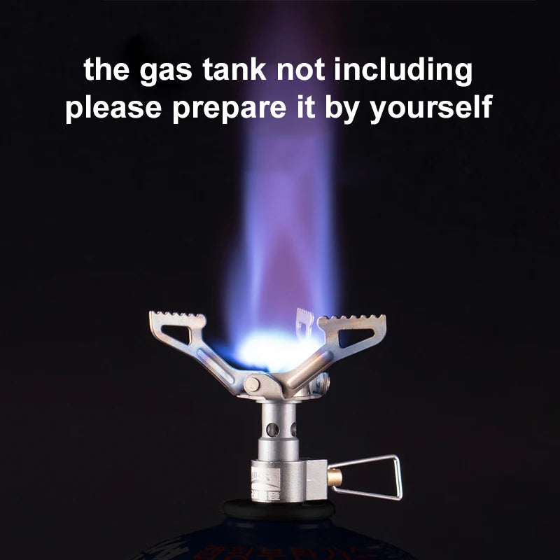 BRS-3000T Ultralight Titanium Camping Stove – 25g Mini Gas Burner for Hiking & Survival