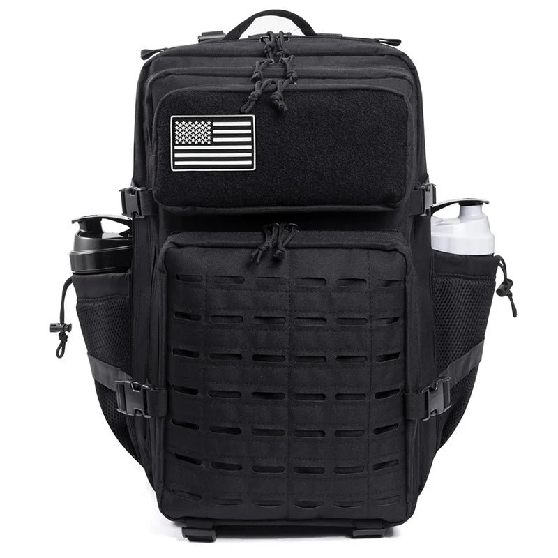 45L MOLLE Tactical Backpack with Bottle Holder