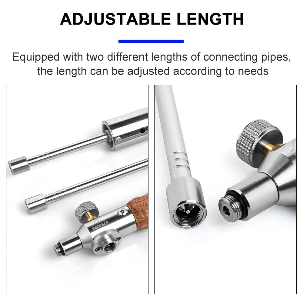 Widesea Portable Camping Flame Igniter with Wooden Handle