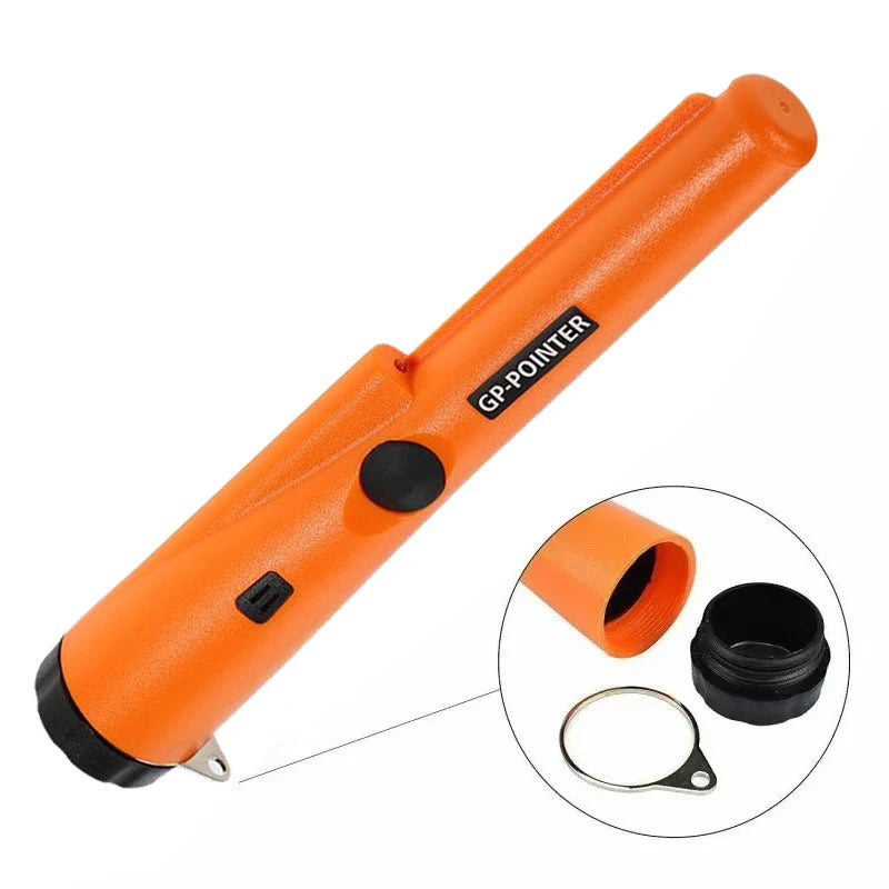 Handheld Metal Detector Pinpointer – 360° Waterproof Finder for Outdoor Treasure Hunting