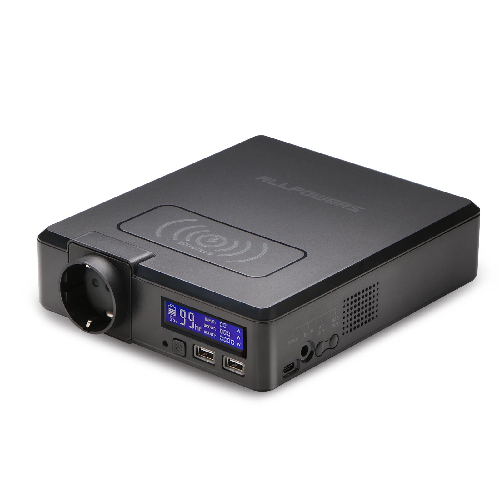 ALLPOWERS 200W Portable Solar Power Bank – 154Wh/41600mAh