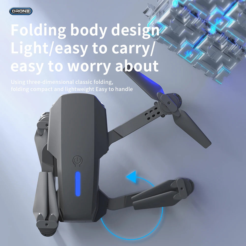 E88 Foldable Drone with 8K Dual Camera & WiFi FPV