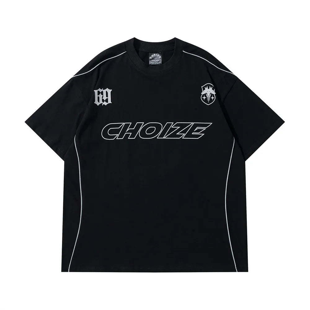 2025 Oversized Harajuku Streetwear Cotton T-Shirt