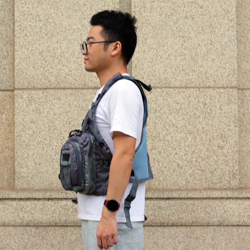 Fly Fishing Vest with 10 Pockets – Waterproof & Adjustable