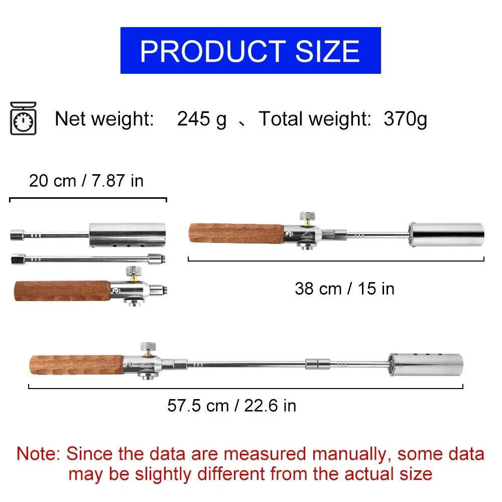 Widesea Portable Camping Flame Igniter with Wooden Handle
