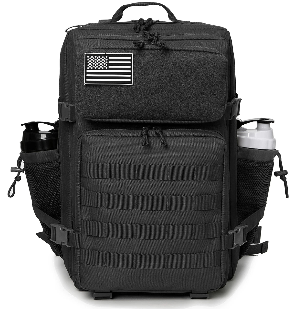 45L MOLLE Tactical Backpack with Bottle Holder