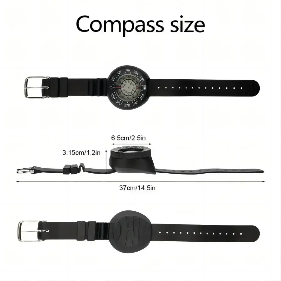 Waterproof Diving Wrist Compass – High Accuracy Outdoor Use