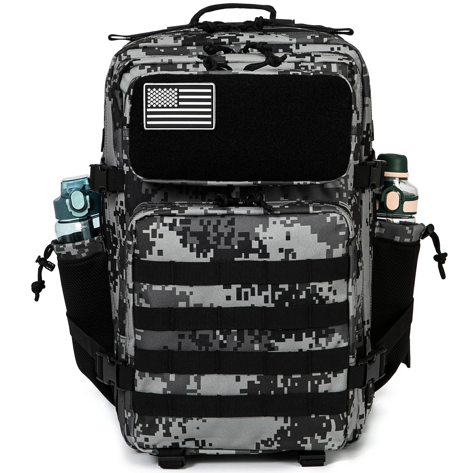 45L MOLLE Tactical Backpack with Bottle Holder