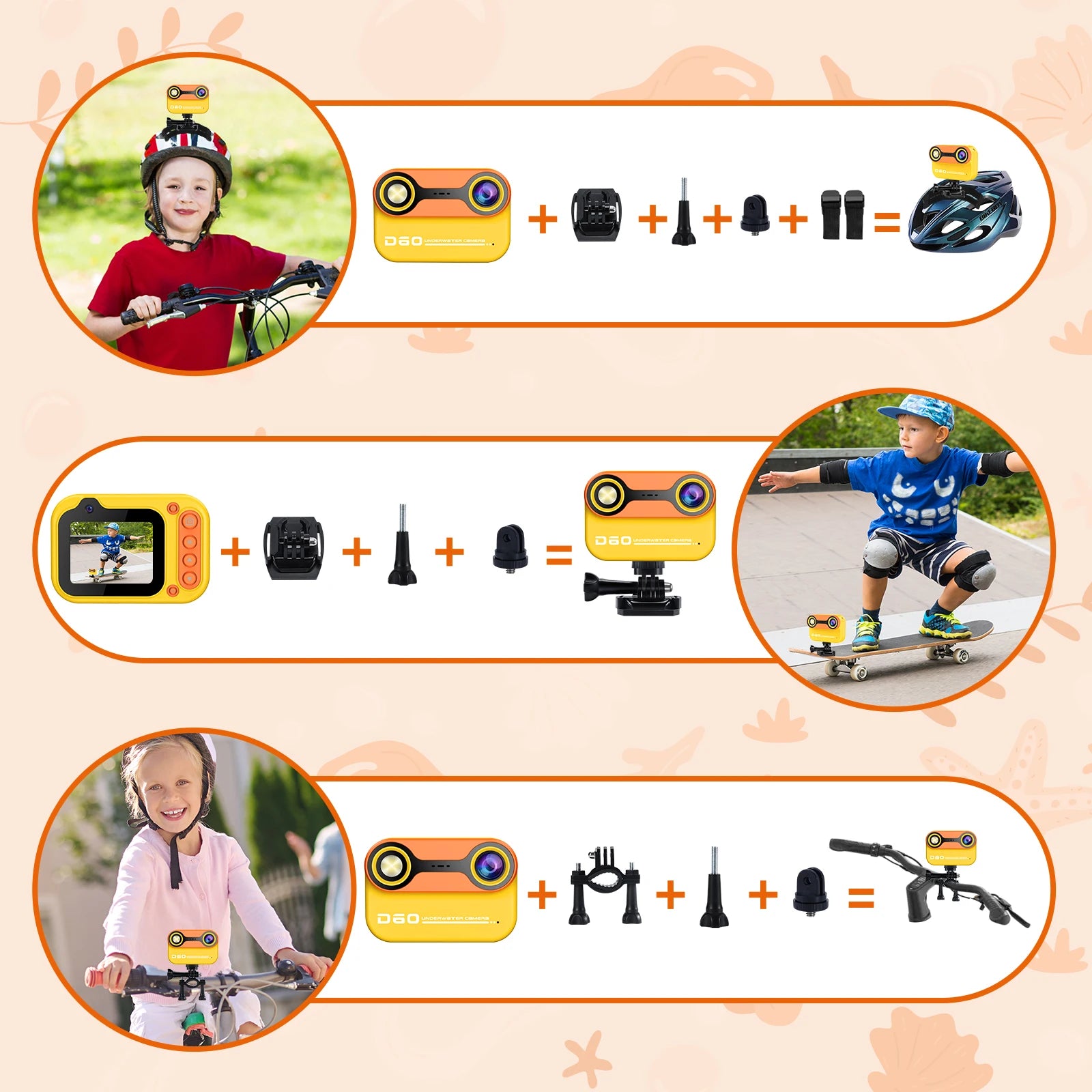 Waterproof Kids HD Camera with 32GB Card