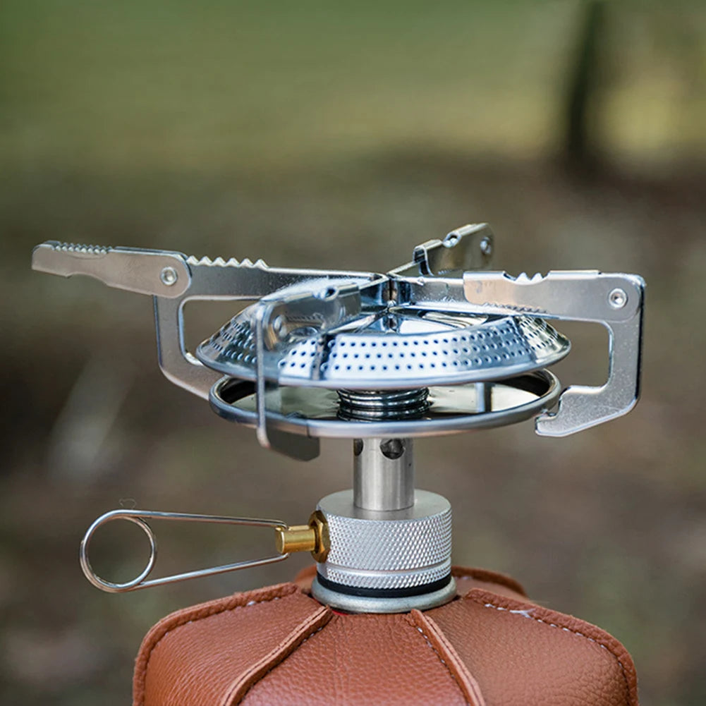 Portable Camping Gas Stove – Lightweight Outdoor Burner with Adjustable Flame & Storage Bag