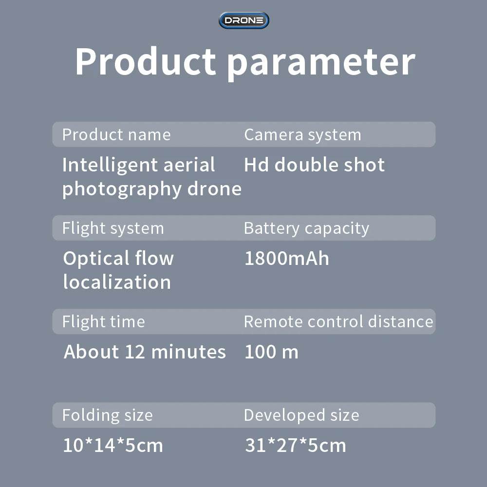 E88 Foldable Drone with 8K Dual Camera & WiFi FPV