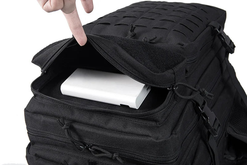 45L MOLLE Tactical Backpack with Bottle Holder
