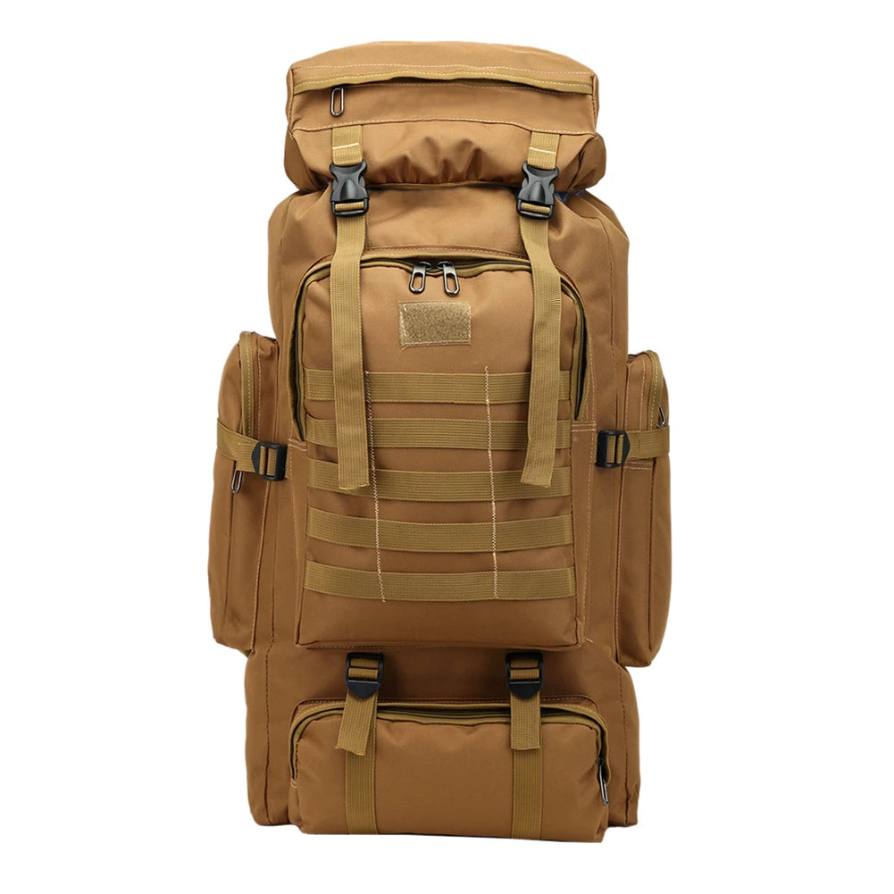 80L Waterproof Tactical Hiking & Climbing Backpack