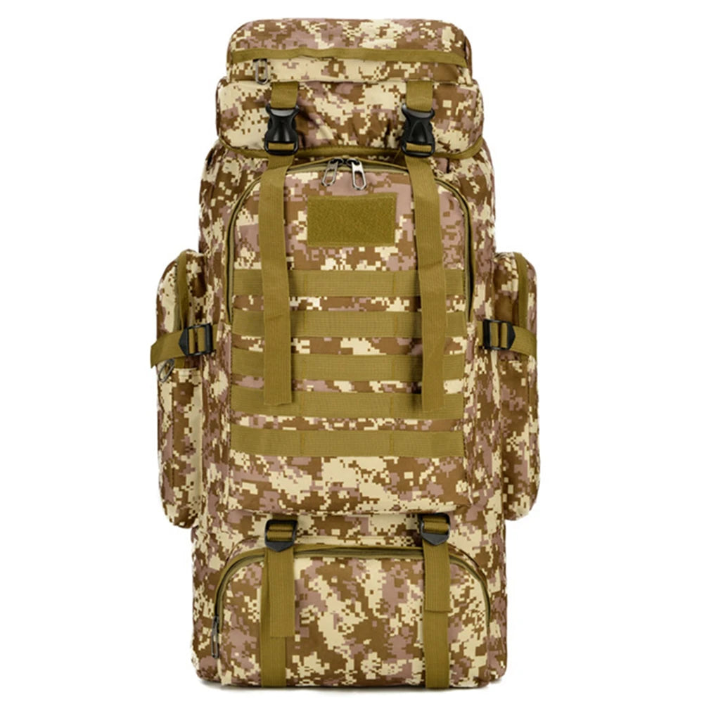 80L Waterproof Tactical Hiking & Climbing Backpack
