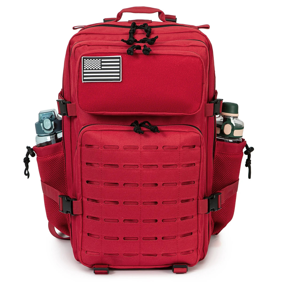 45L MOLLE Tactical Backpack with Bottle Holder