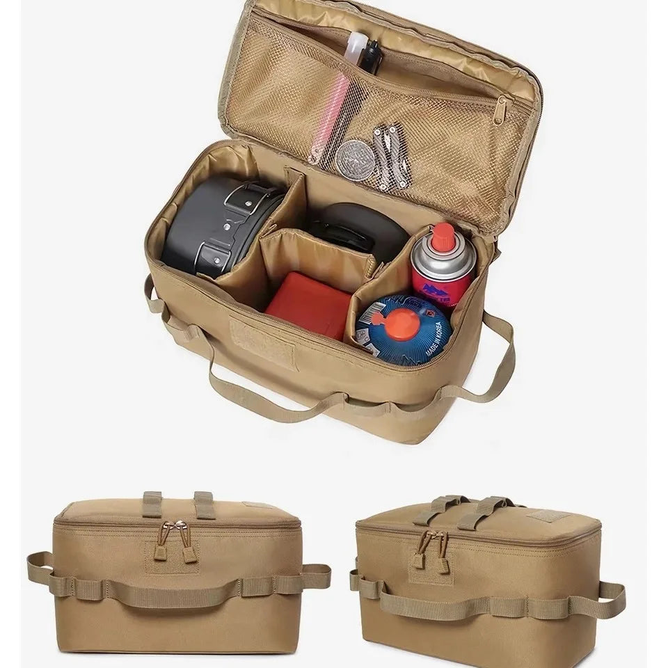 Large Capacity Gas Tank Storage Bag – Outdoor Camping Tool & Cookware Organizer