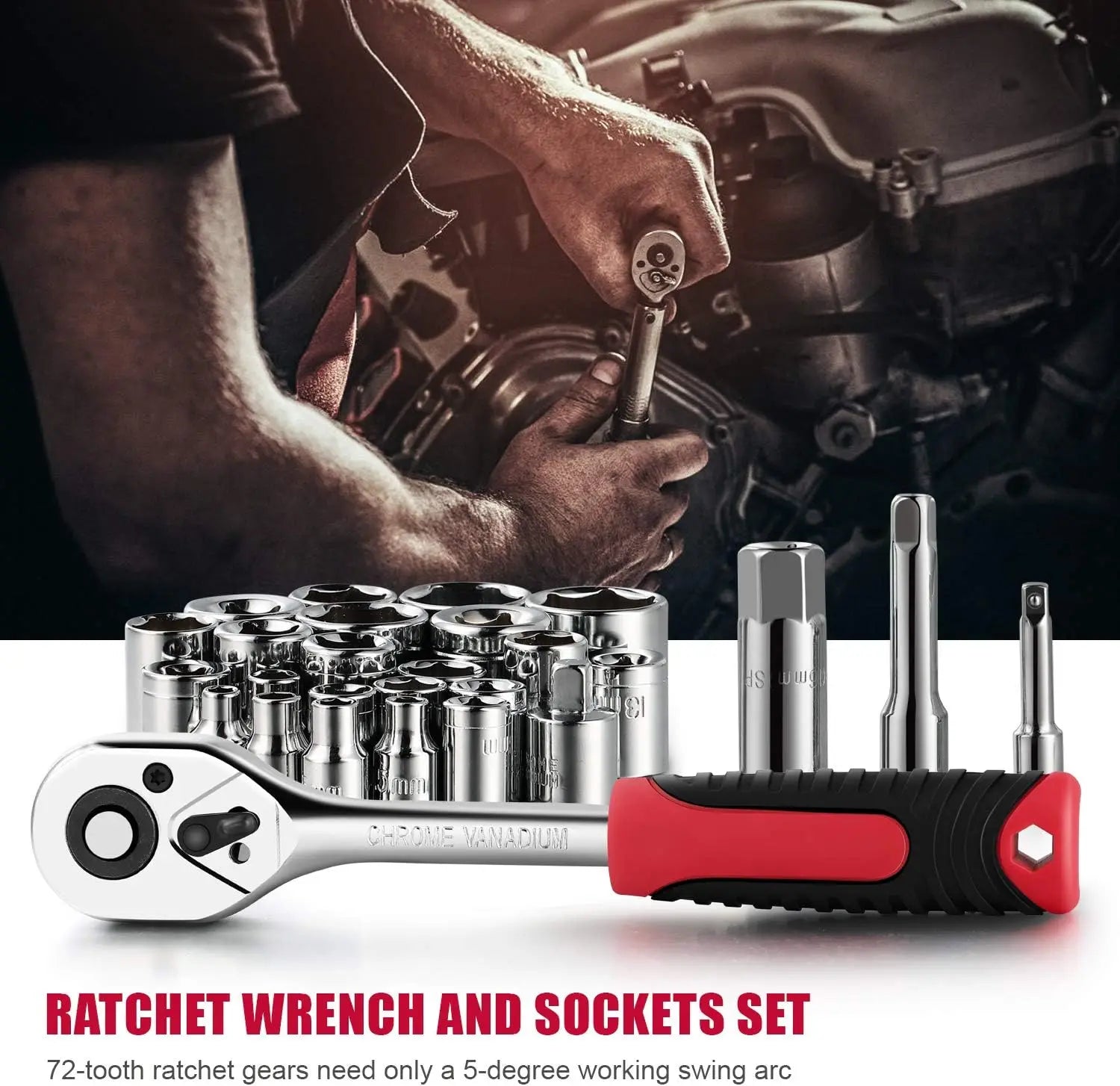 18-Piece Household & Auto Repair Tool Kit