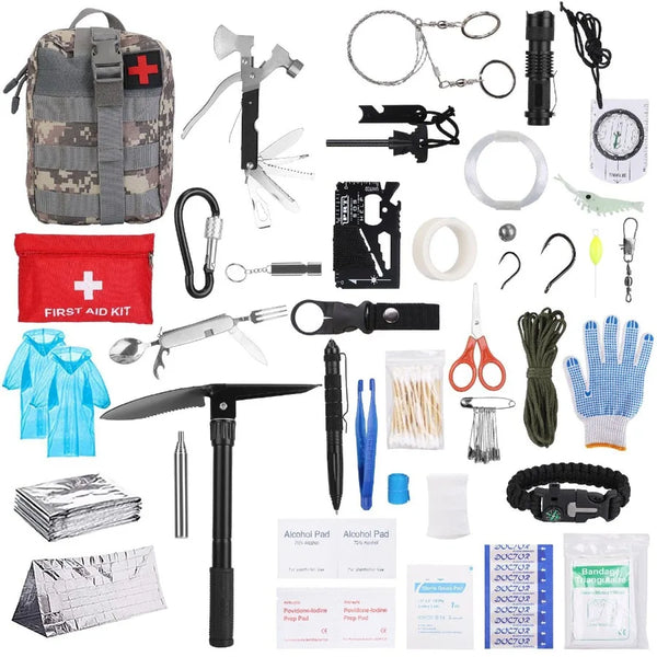 125-Piece Professional Survival & First Aid Kit