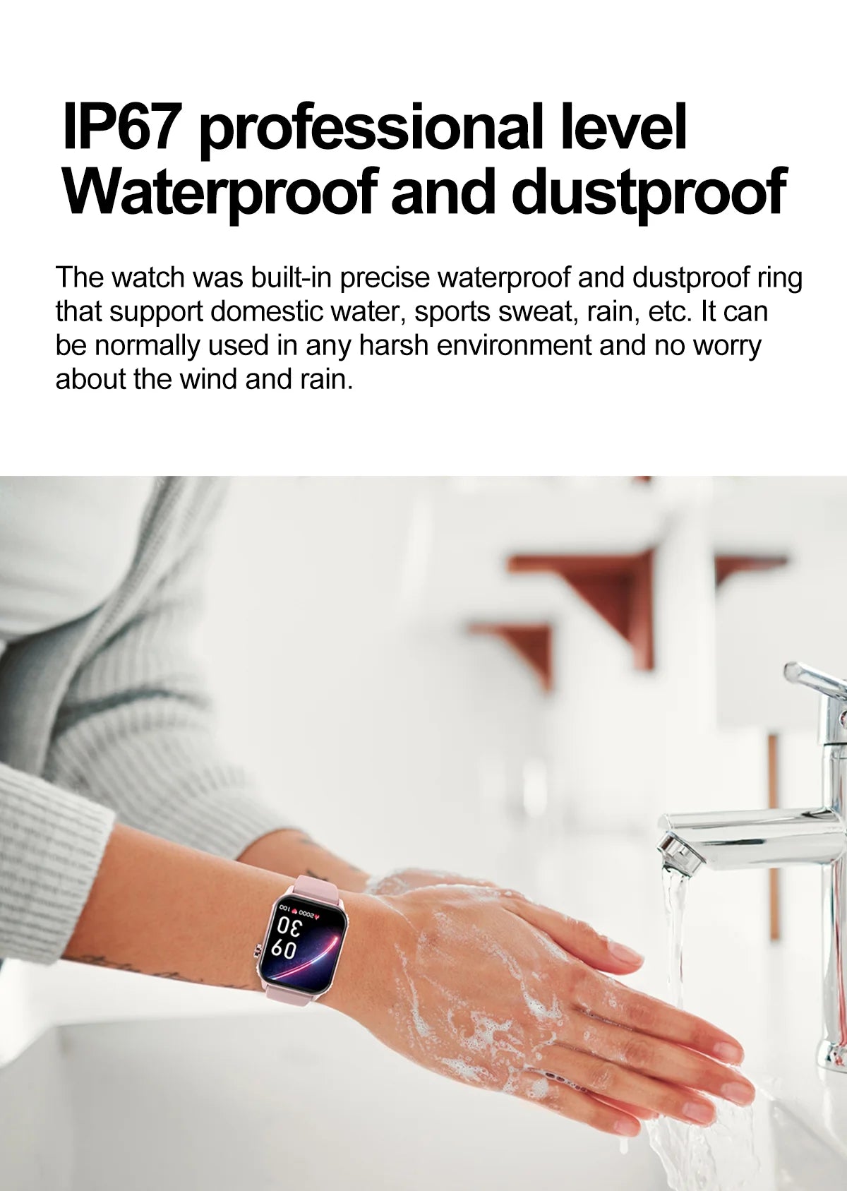 1.85" Smartwatch with Call & Fitness Tracker