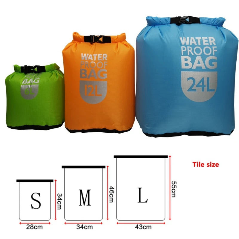 Waterproof Dry Bag – Floating Dry Sack for Kayaking, Boating, Rafting & Outdoor Sports