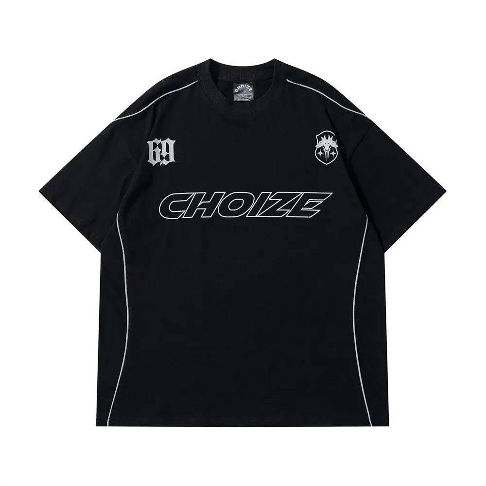 2025 Oversized Harajuku Streetwear Cotton T-Shirt