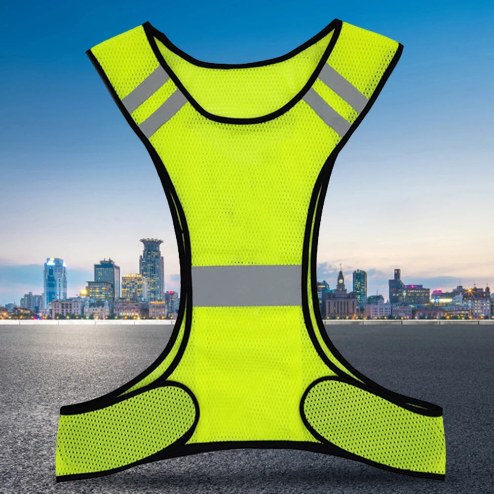High-Visibility Reflective Running Safety Vest